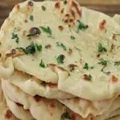 Ananda Bhavan | Garlic naan